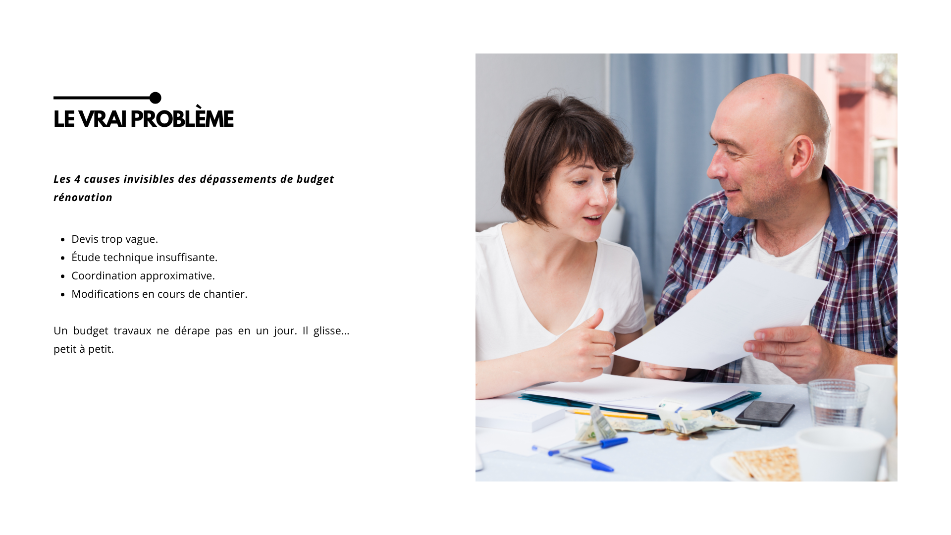 Pourquoi votre budget travaux explose en Lot-et-Garonne ? Découvrez les causes des dépassements de budget rénovation à Agen et Marmande et comment les éviter.