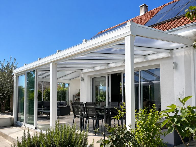 Toiture plexiglass