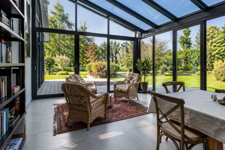 Toiture en verre