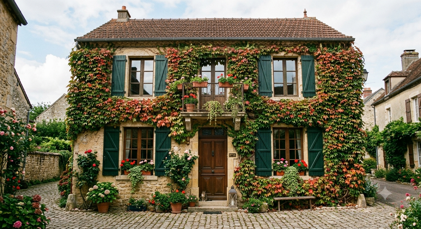 Façade végétalisée