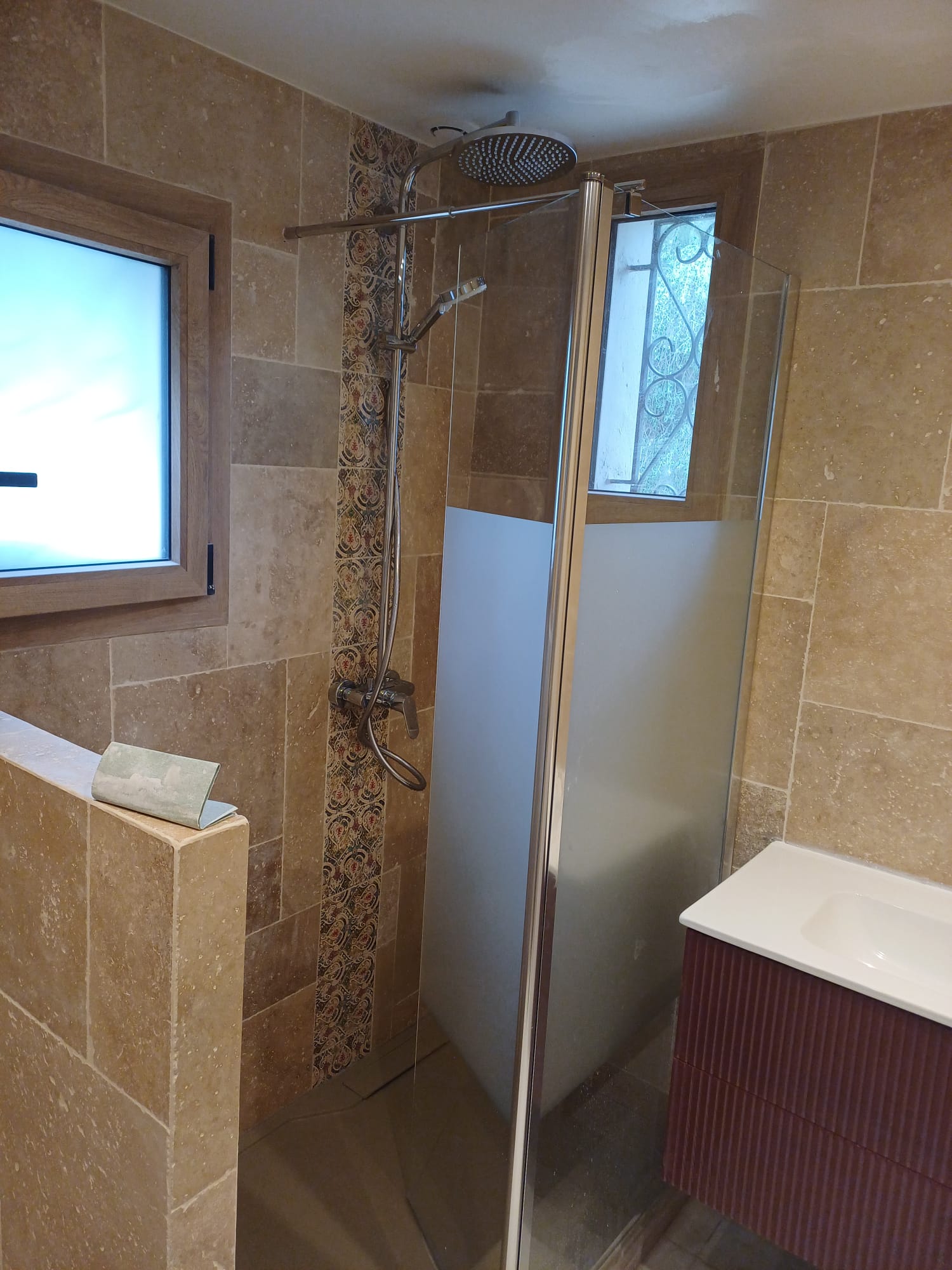 Paroi douche amovible Antibes